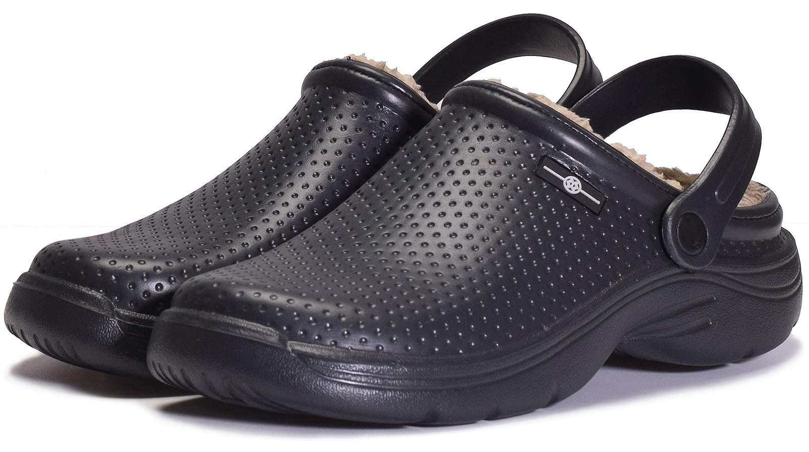 **Waterproof Fur-Lined Clogs for Women & Men - Warm Winter House Slippers Indoor/Outdoor Mules - Perfect for Gardening, Home, and Cold Weather Comfort**