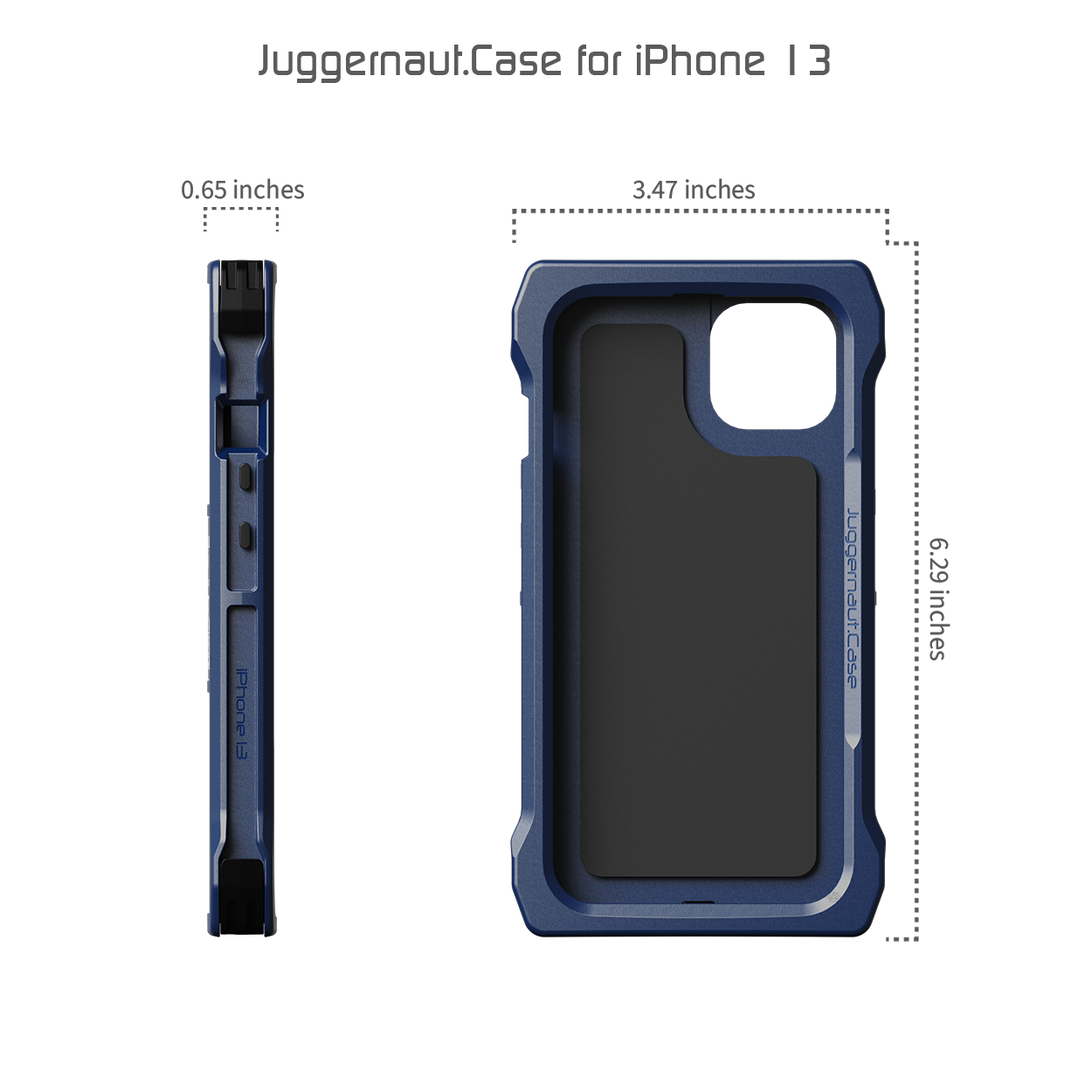 Premium iPhone 13 IMPCT Shockproof Case - Made in USA | Durable Protection for Everyday Use, Work & Travel
