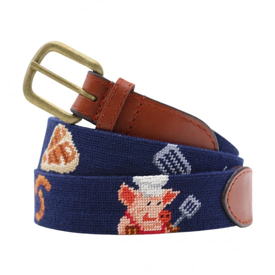 Premium Needlepoint Belt for Grill Masters - Durable & Stylish BBQ Accessory for Outdoor Cooking & Grilling Enthusiasts
