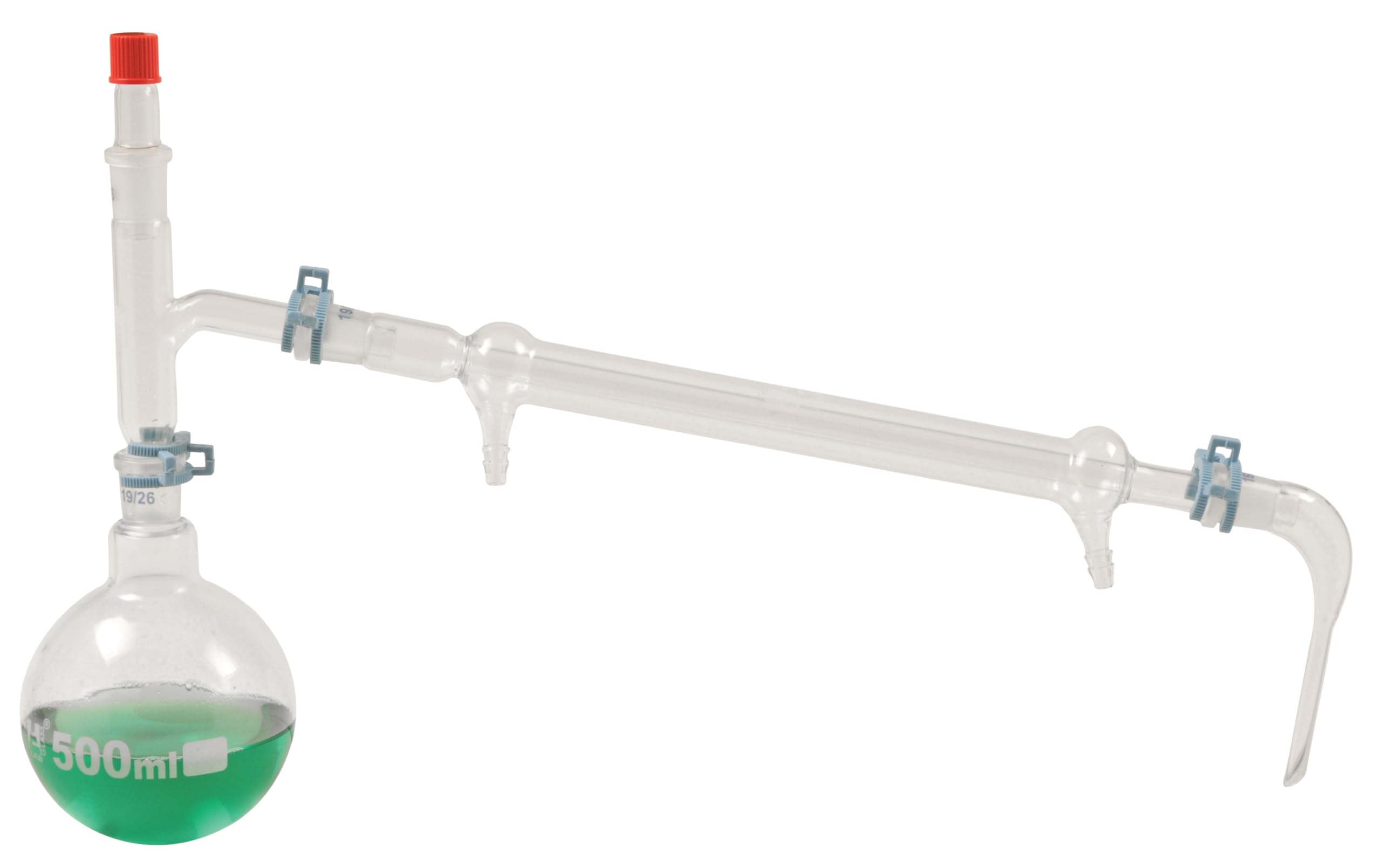 EISCO Premium Borosilicate Glass Simple Distillation Kit - Lab Equipment for Chemistry Experiments & Essential Oil Extraction