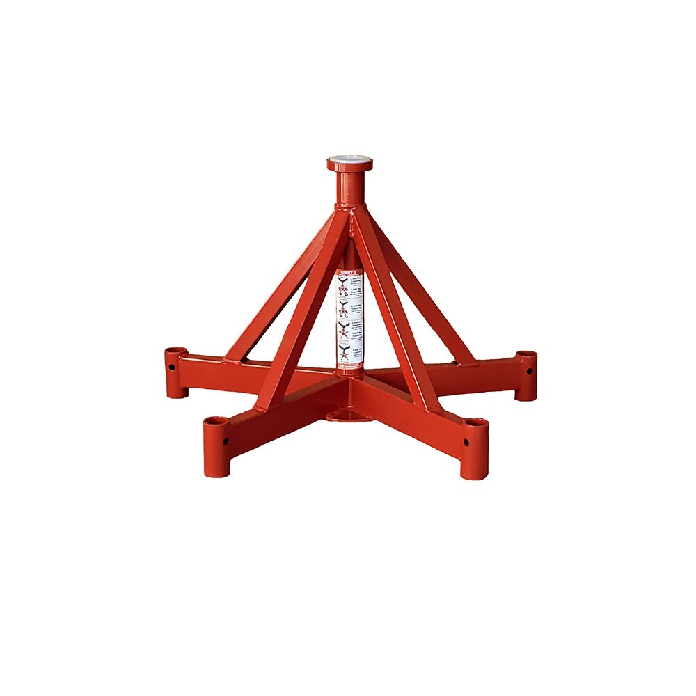 B&B Pipe Tools 3500 Five Leg Giant Jack - Heavy Duty Pipe Support Stand Without Wheels - Ideal for Plumbing, Construction & Pipefitting Projects