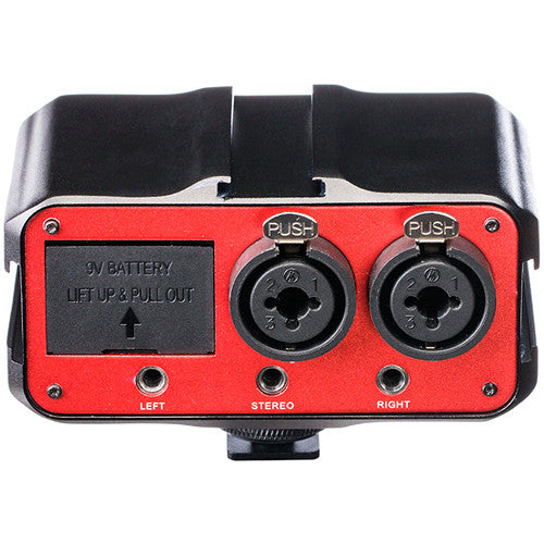 Saramonic SR PAX1 Dual Channel Audio Mixer with Preamp & Microphone Adapter for Podcasting, Live Streaming, and Video Recording