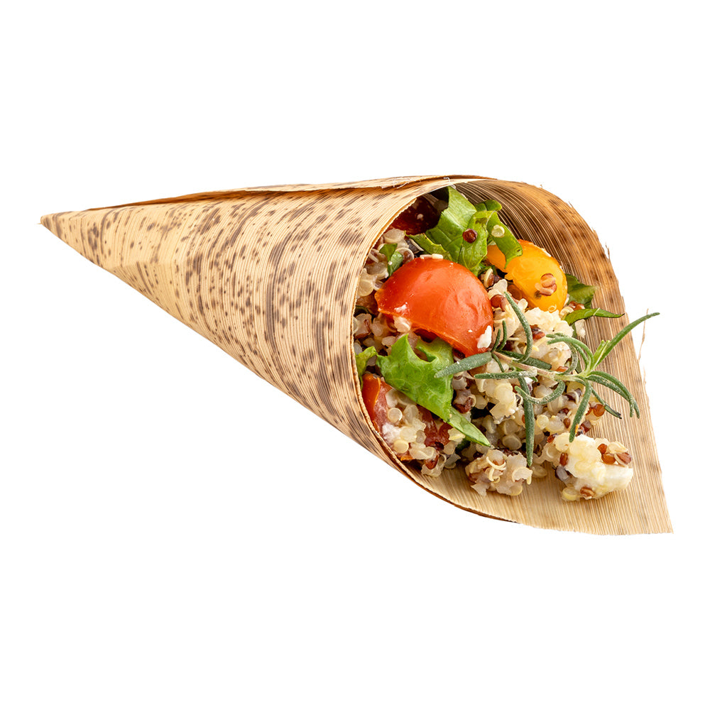 Natural Bamboo Large Cones 4oz - Pack of 200 | 7
