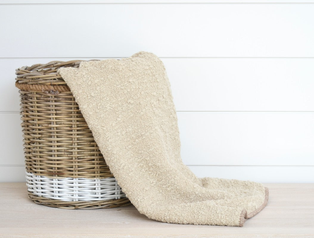 Kusama Beige Throw Blanket - Soft & Cozy Decorative Throw for Couch, Bed, Sofa - Perfect for Home Decor, Living Room, Gift Idea