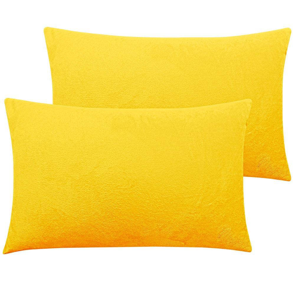 NTBAY 2 Pack Soft Velvet Throw Pillow Covers - 18x18 Inch Luxury Cushion Cases for Sofa, Bed, Couch Decor - Home & Living Room Accessories