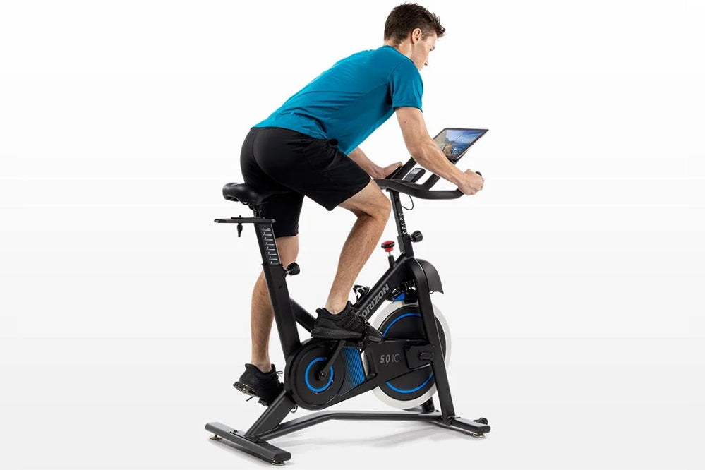Horizon 5.0 IC Indoor Cycling Bike - Professional Home Exercise Bike for Cardio Workouts - Perfect for Home Gym, Spin Classes & Weight Loss Training