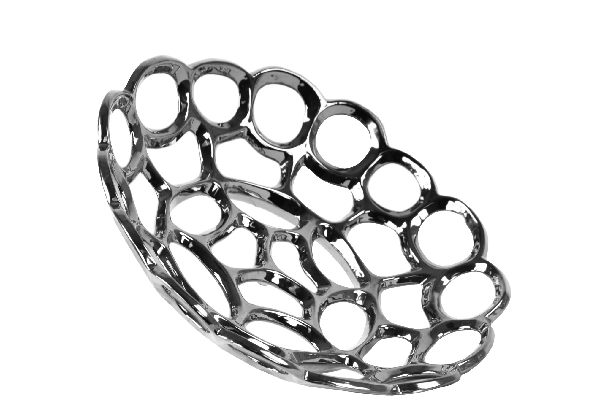 Silver UTC:35310 Tray for Jewelry & Office Organization