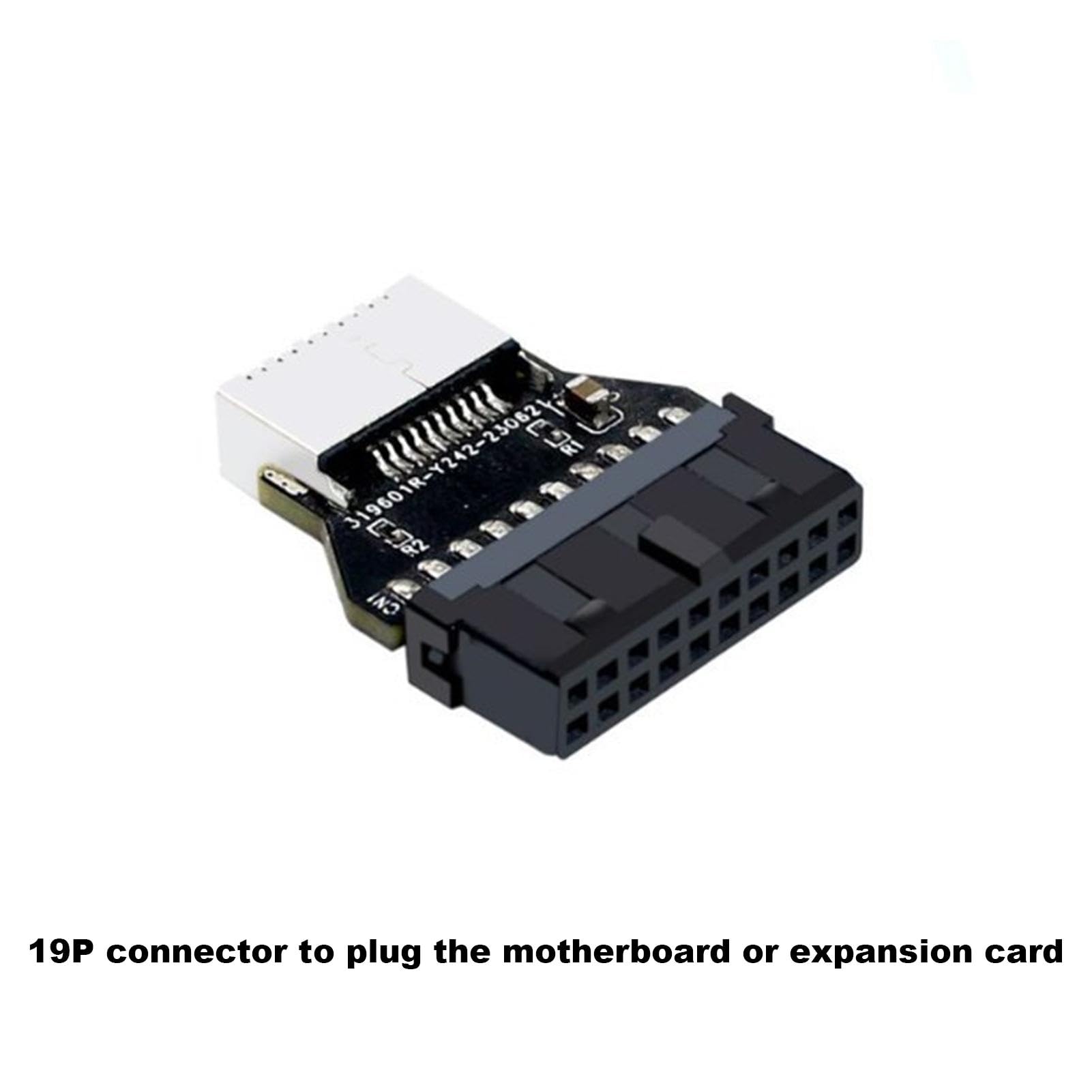 Premium USB Front Panel Hub with 3.0/2.0 Ports - High-Speed Expansion Panel for PC Case & Desktop - Enhance Connectivity for Gaming Rigs, Workstations & Home Offices