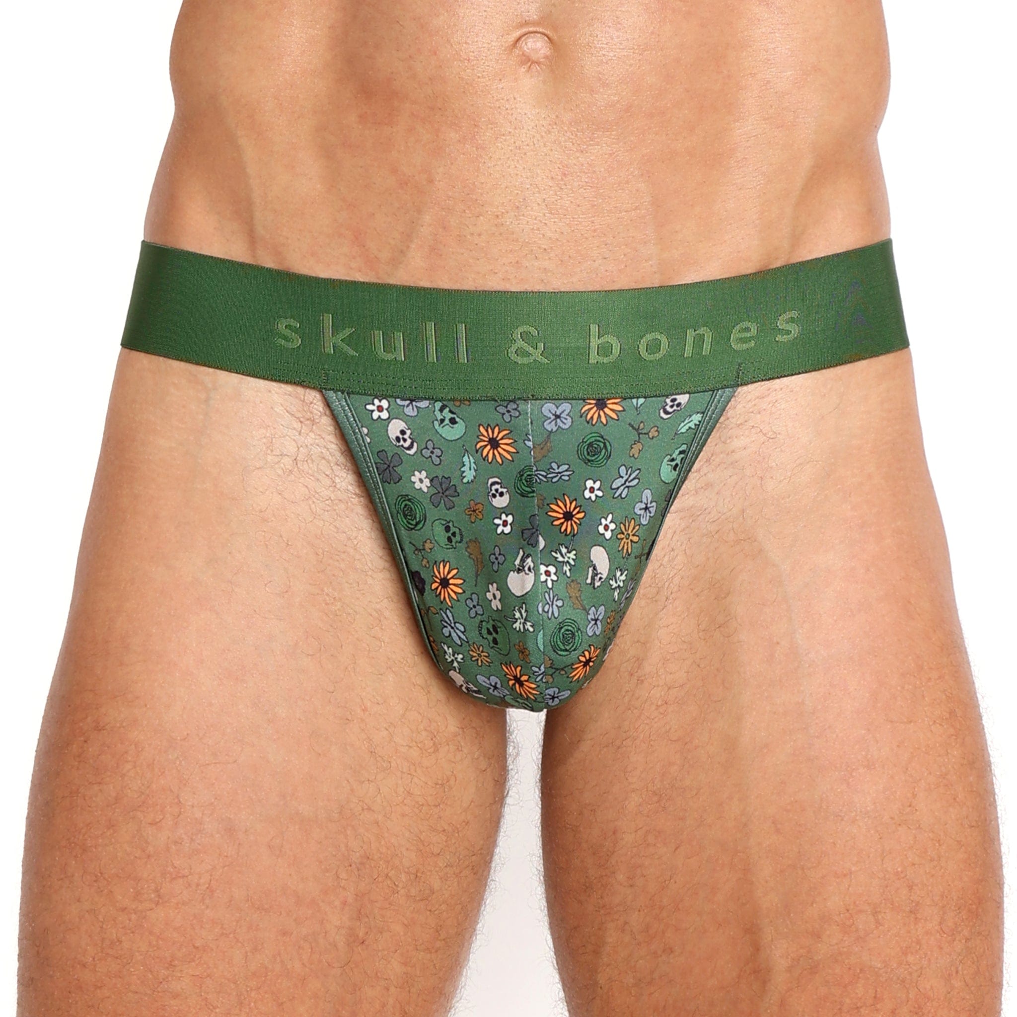 Vintage Floral Green Thong Panties for Women - Soft Comfortable Lace Underwear - Perfect for Everyday Wear, Date Night & Special Occasions