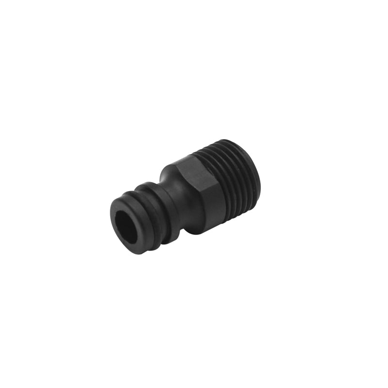 1/2 Inch Male Thread to Male Quick Connect Adapter - Brass Fitting for Air, Water, and Fuel Lines - Perfect for Plumbing, Pneumatic, and Hydraulic Systems