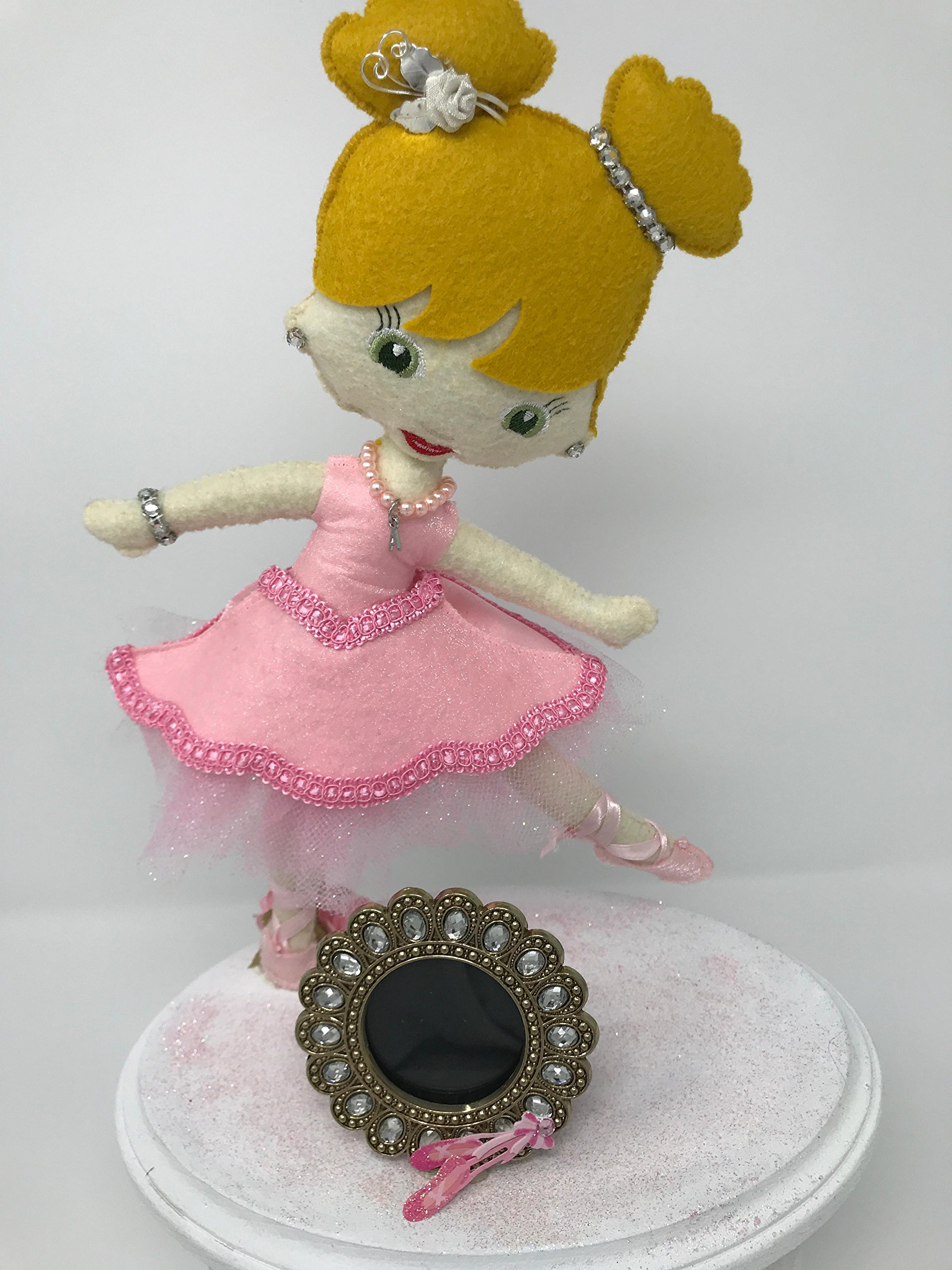 Personalized Ballerina Music Box - Handcrafted Wooden Jewelry Box with Dancing Ballerina & Melody, Perfect for Birthday Gifts, Wedding Favors, and Home Decor