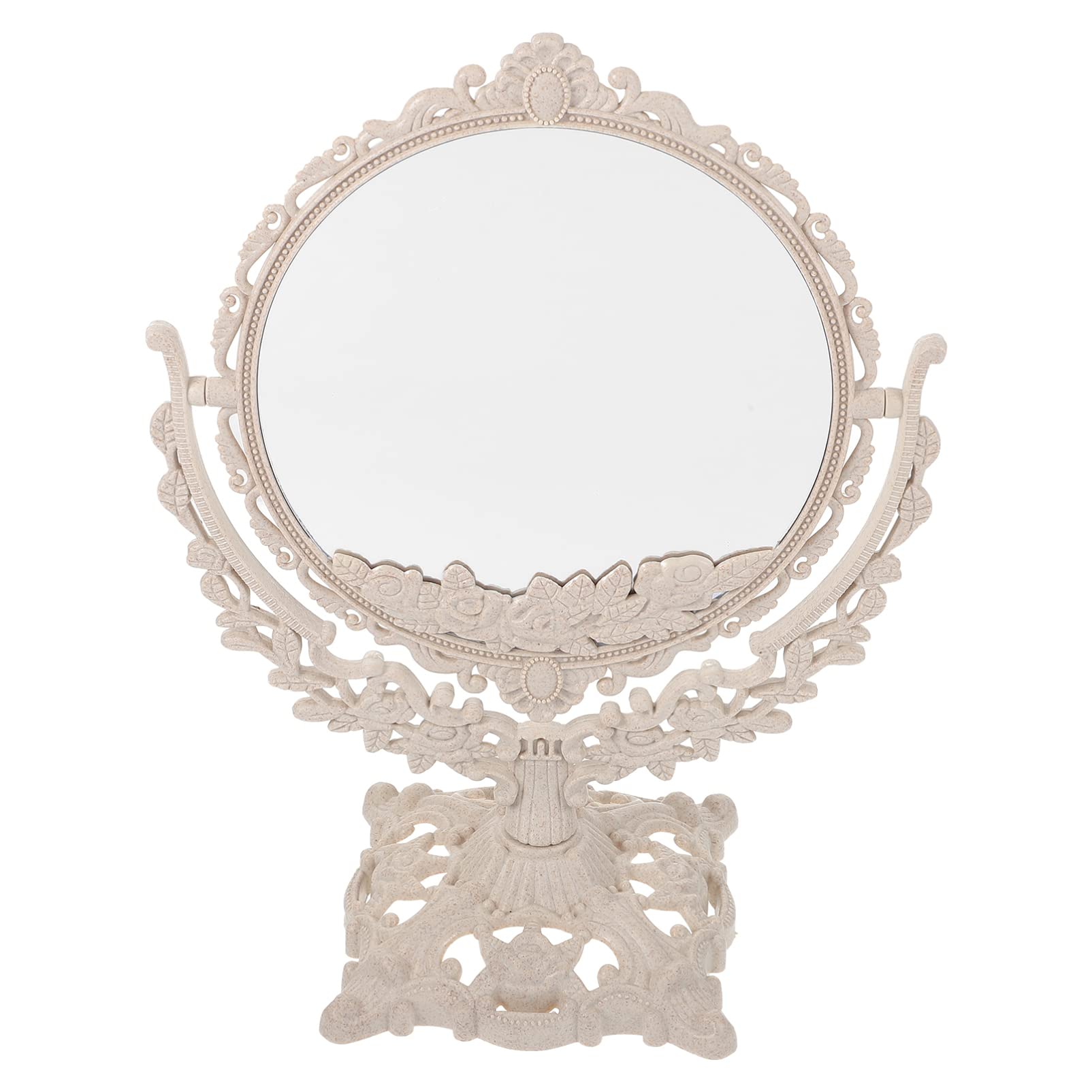 1PC Portable Travel Makeup Mirror with Stand - Vanity Decor for Dressing Table, Desk & Travel | Lightweight, Compact & Magnifying Beauty Mirror for Home, Office & On-the-Go Makeup Application