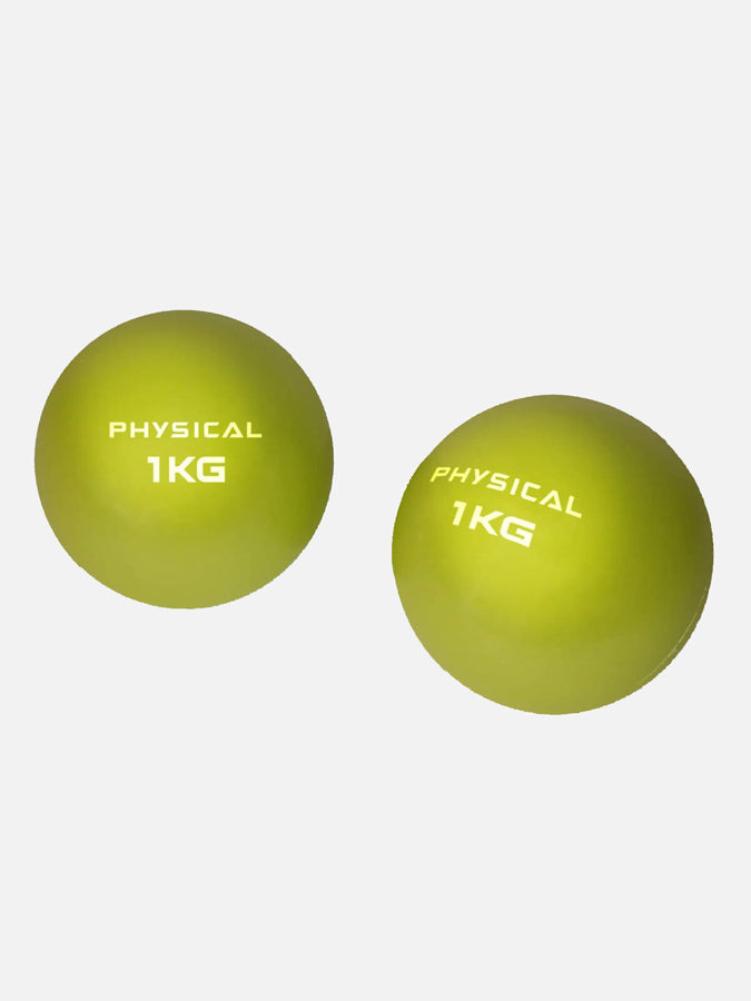 Premium Soft Weighted Pilates Balls for Home Workouts - 2lb & 4lb Set for Core Strength Training, Yoga, and Physical Therapy | Ideal for Fitness, Rehabilitation & Balance Exercises