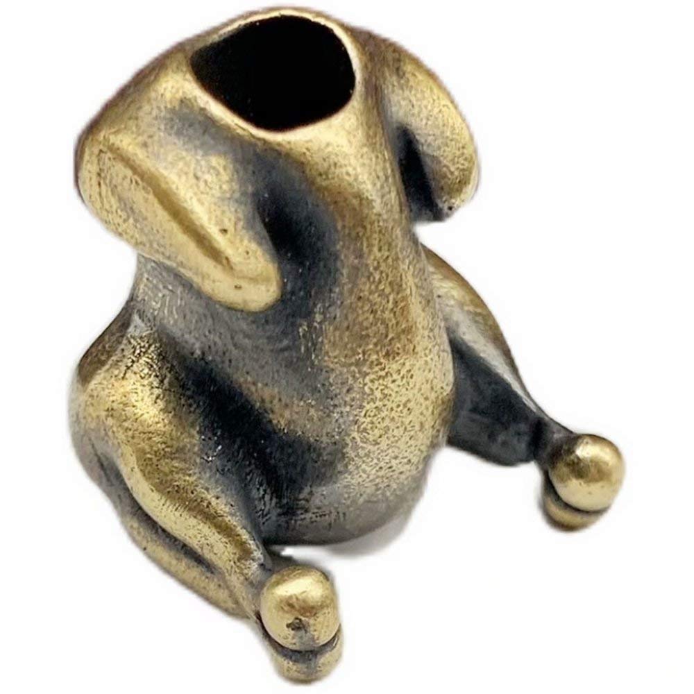 Vintage Brass Chicken Beads - DIY Paracord Keychain Accessories for EDC, Survival Gear & Camping Crafts | Perfect for Keyrings, Backpacks & Outdoor Enthusiasts