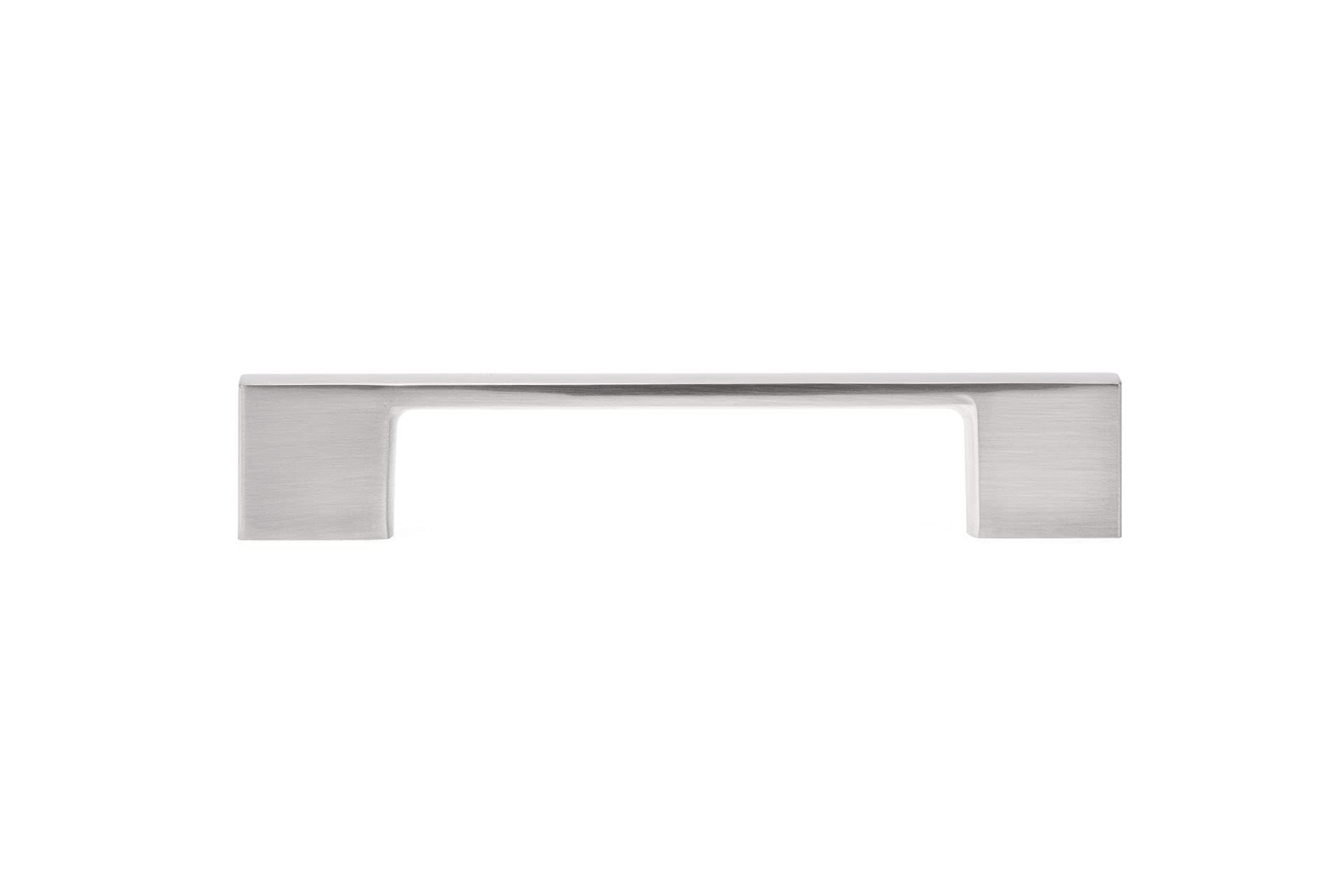 Richelieu Hardware 6132896195 Brushed Nickel Cabinet Pull - 3 3/4-inch (96mm) Center-to-Center Modern Handle for Kitchen Cabinets, Bathroom Vanity & Furniture Drawers | Durable & Stylish Upgrade for Home Renovation Projects
