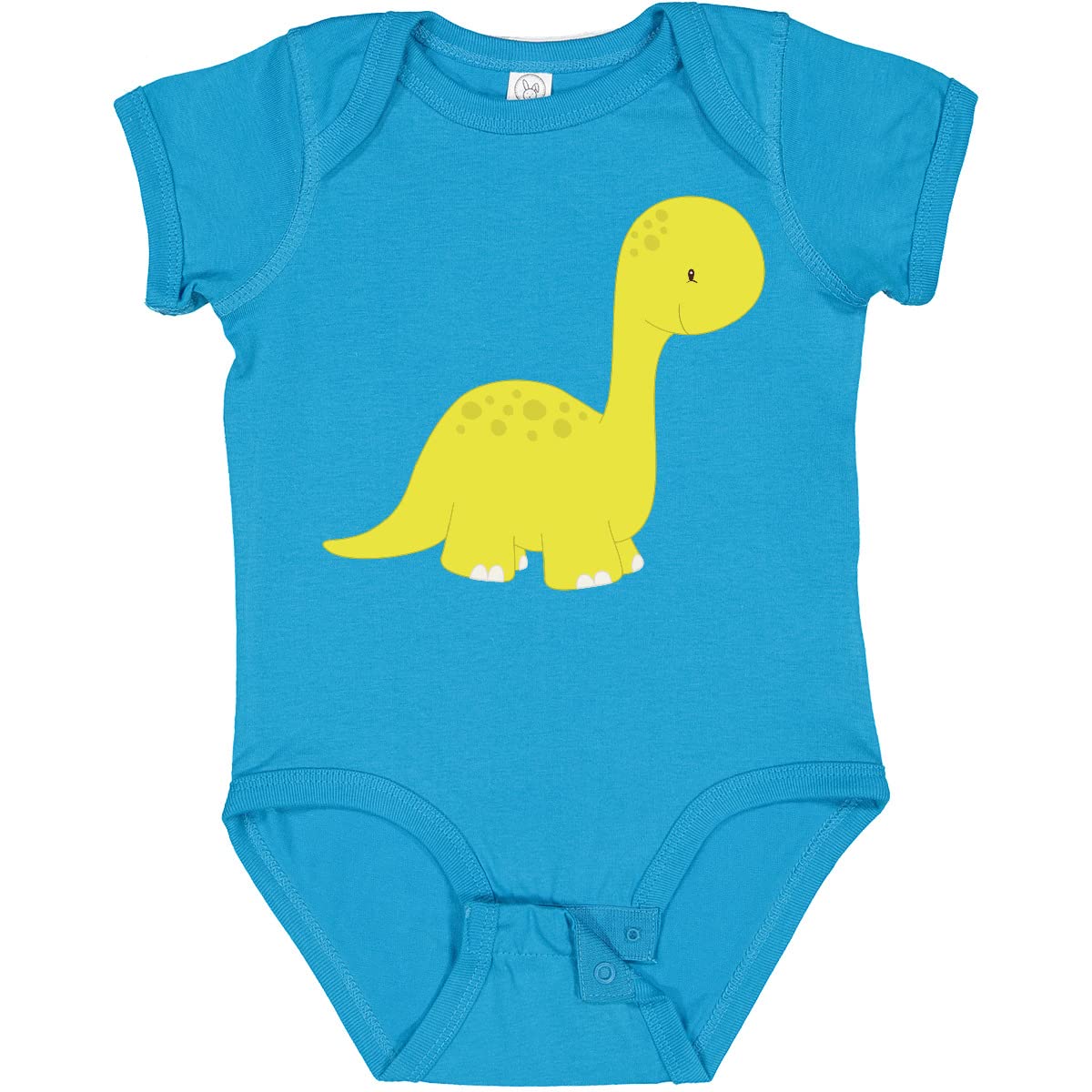 Inktastic Adorable Dinosaur Baby Bodysuit - Cute Brontosaurus Dino Onesie for Newborns & Infants | Perfect for Playtime, Photo Shoots & Everyday Wear
