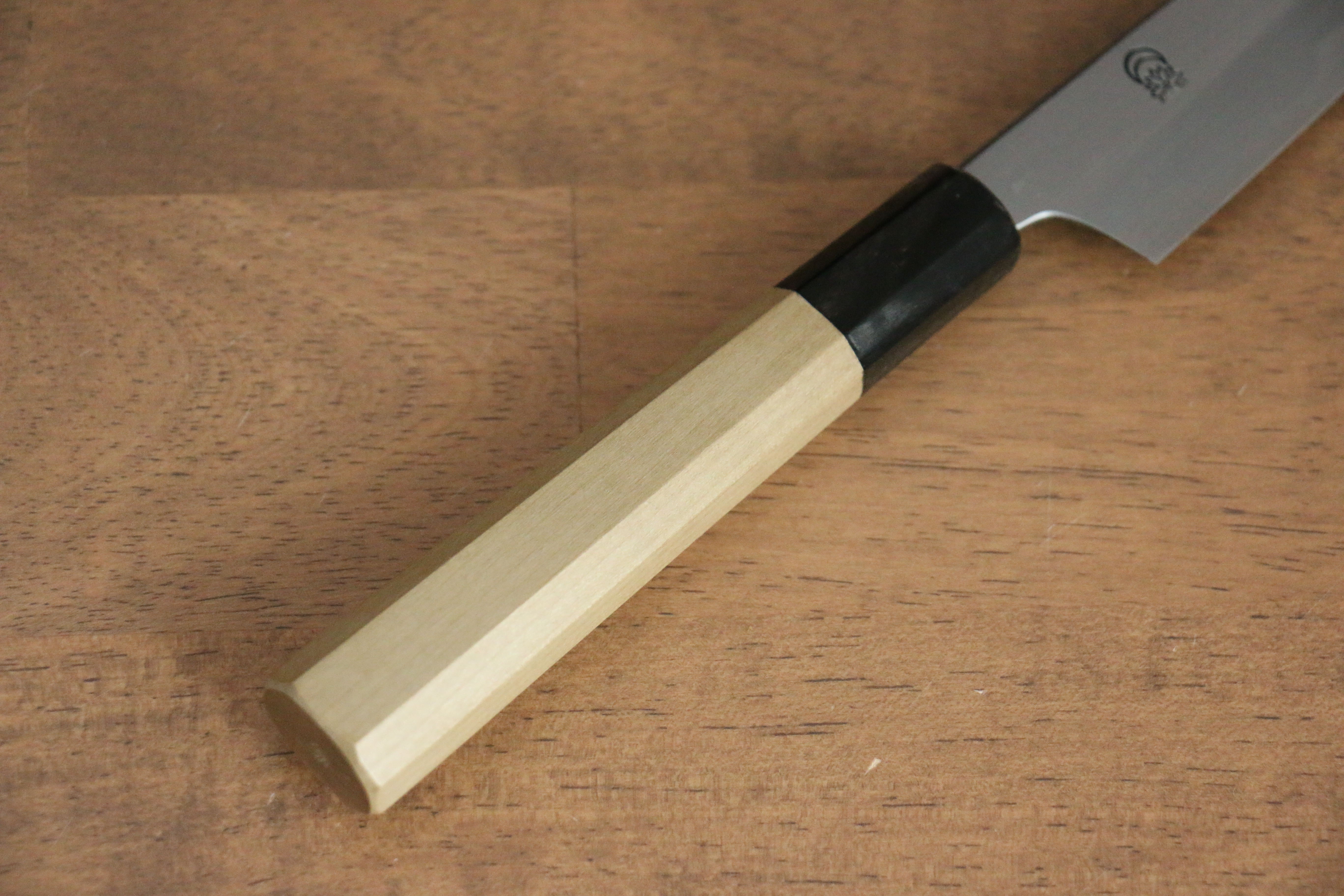 Premium Kikuzuki White Steel No.2 Kiritsuke Petty Knife 135mm - Japanese Utility Knife with Magnolia Wood Handle - Perfect for Sushi, Vegetables & Precision Cutting