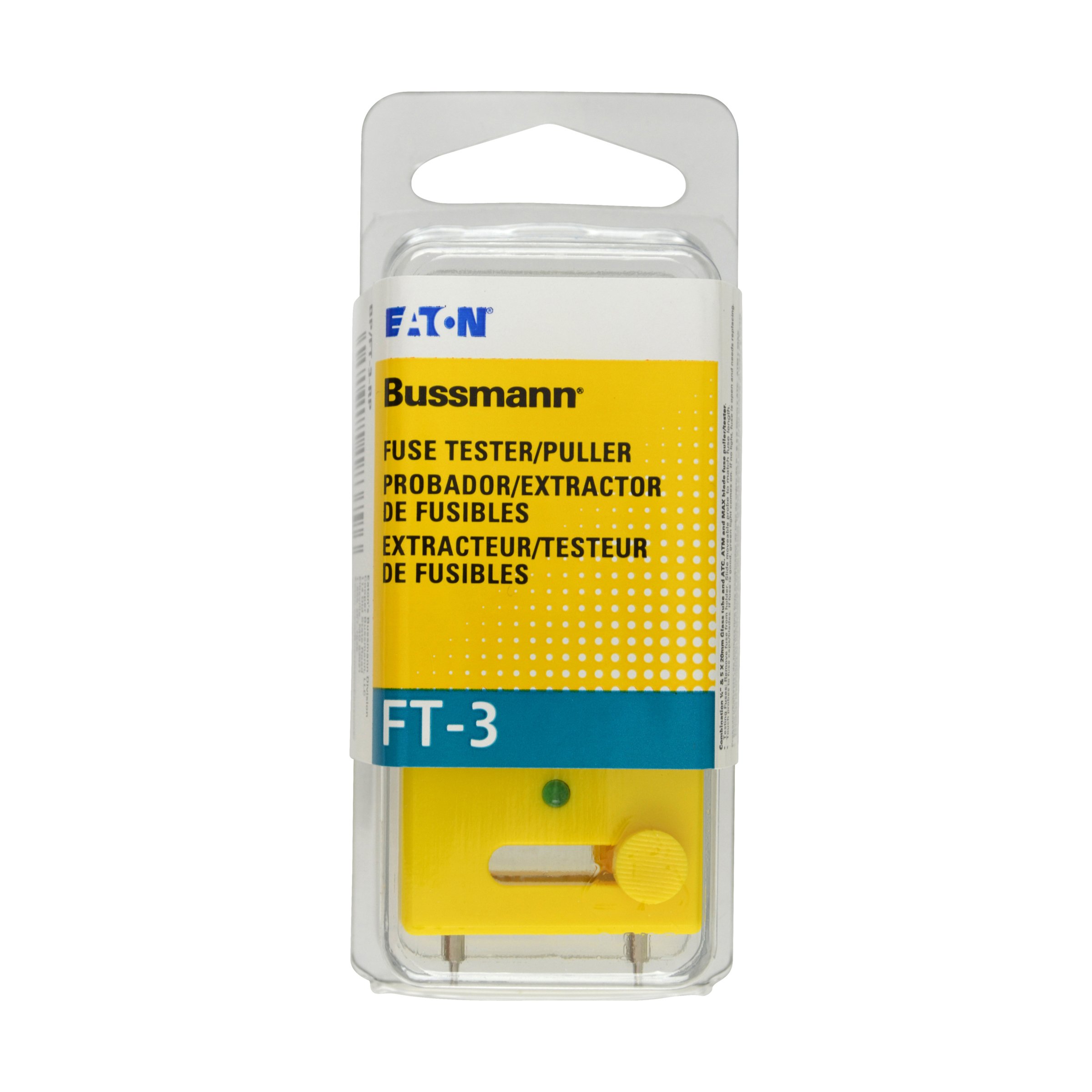 Bussmann BP/FT-3-RP Fuse Tester and Puller Tool - Electrical Circuit Fuse Testing and Removal for Automotive, Industrial, and Home Electrical Systems