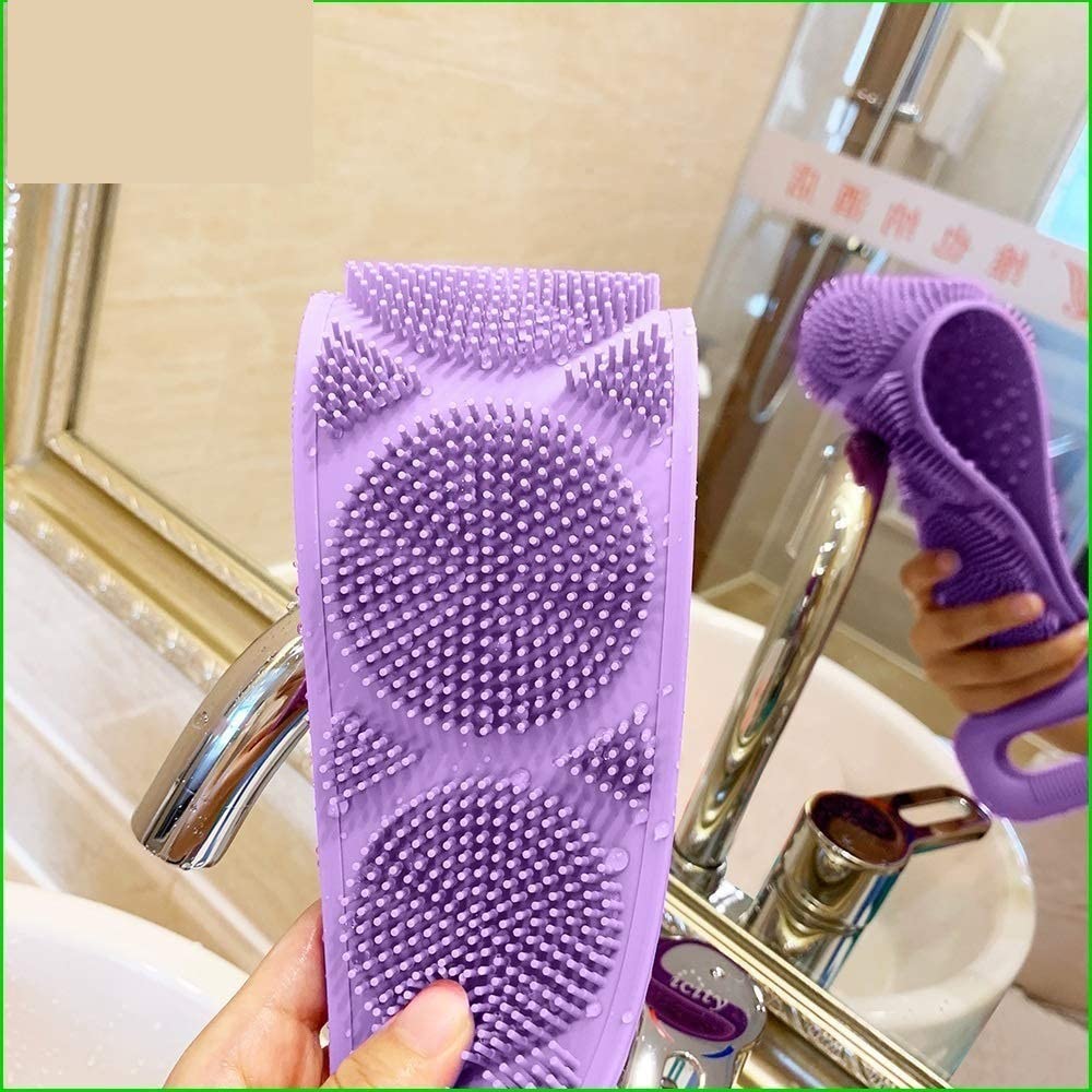 Premium PVA Body Scrubber & Bath Cleaner - Exfoliating Back Brush for Smooth Skin (Pack of 1, Multicolor) | Ideal for Shower, Spa & Deep Cleansing at Home