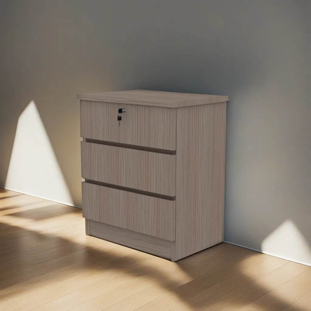 Izusa 5-Drawer Milk White Chest of Drawers - Perfect for Bedroom, Nursery, or Office Storage