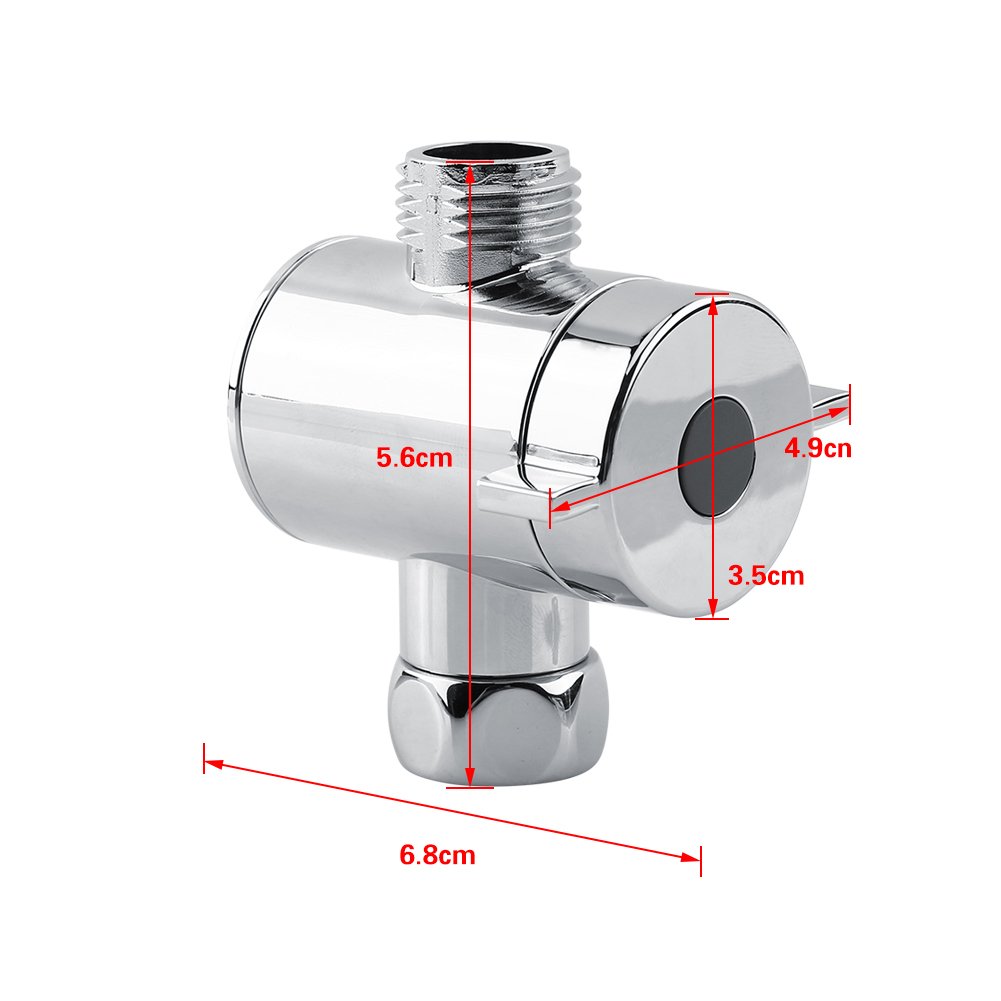 Shipenophy 3-Way Shower Diverter Valve - G1/2