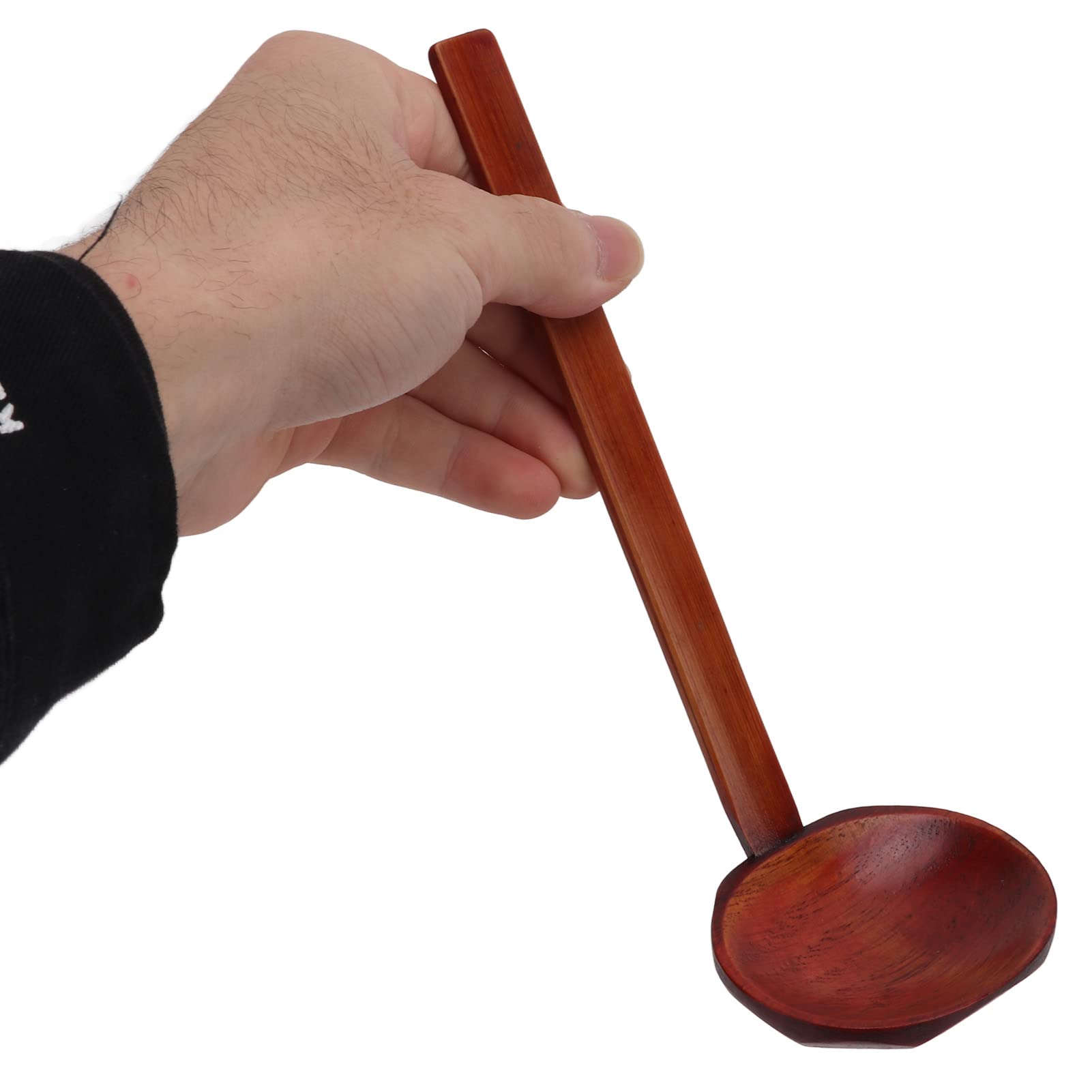 5Pcs Wooden Cooking Ladles - Wooden Soup Spoon, Serving Spoon, Colander Ladle & Skimmer Scoop Set for Kitchen Use - Perfect for Soups, Stews, Pasta & Salad Serving