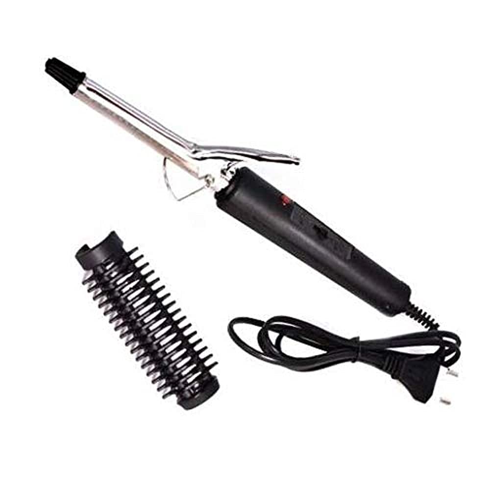 UKSTYLZ Professional Hair Curler 471B - 1.25 Inch Ceramic Tourmaline Curling Iron for Long Lasting Waves & Curls, Black (Perfect for Salon, Home Styling & Special Occasions)