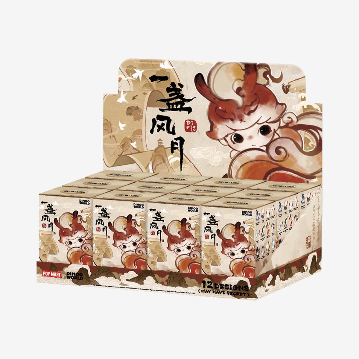 Dimoo Stories in the Cup Series Collectible Figures - Cute Blind Box Toys for Display, Gift Giving & Anime Collection
