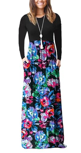 D-floral Purple Blue
