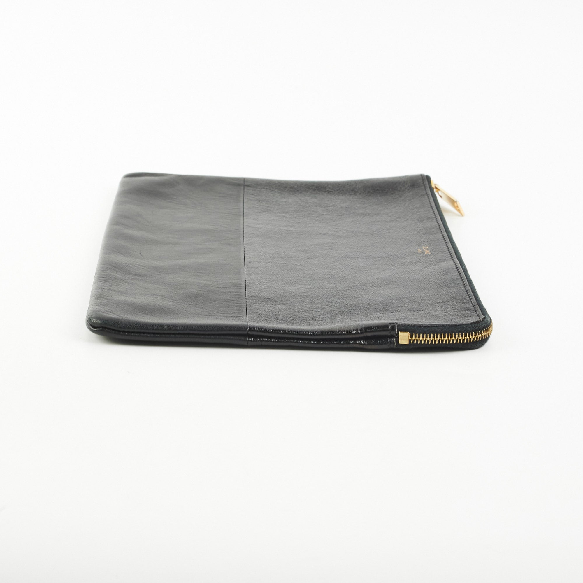 Celine Black Leather Pouch for Women - Stylish Crossbody Bag for Everyday Use, Travel & Evening Out