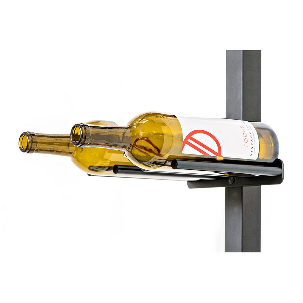Vino Rail 2 Bottle Mounting Plate - Secure Wine Bottle Holder for Under Cabinet Storage | Perfect for Kitchen, Bar & RV Organization