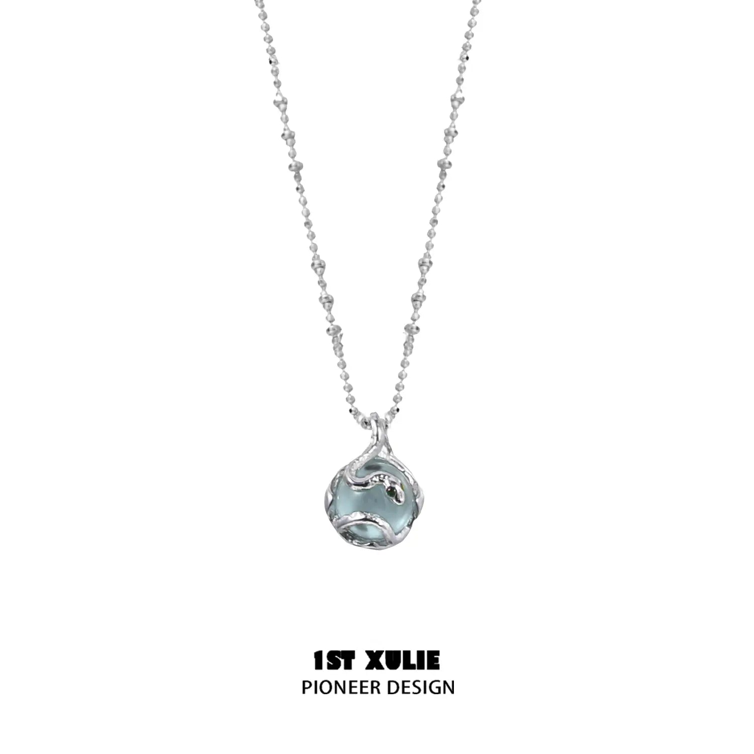 S925 Sterling Silver Snake Bite Energy Crystal Necklace for Women - Healing Chakra Pendant for Meditation, Yoga & Spiritual Protection