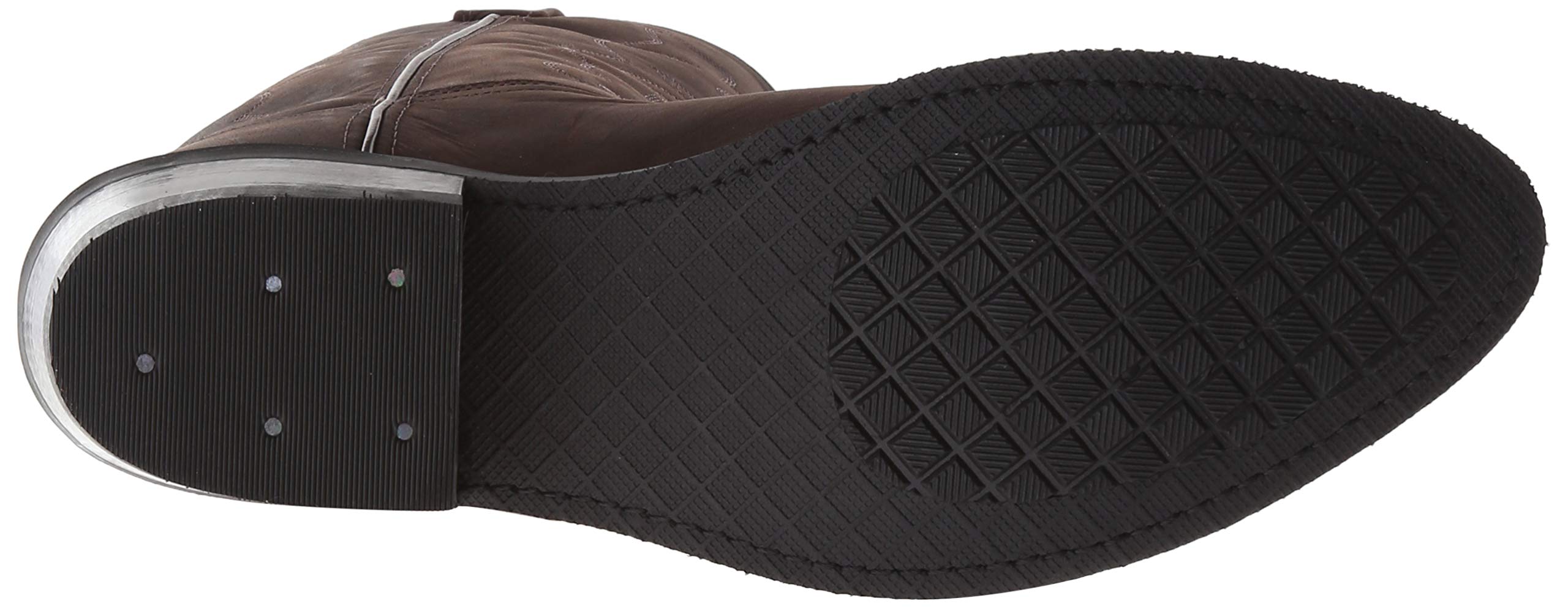 Men's Western Cowboy Boots - Old West Stitched Round Toe Comfort Boots for Riding, Country Dancing & Outdoor Work
