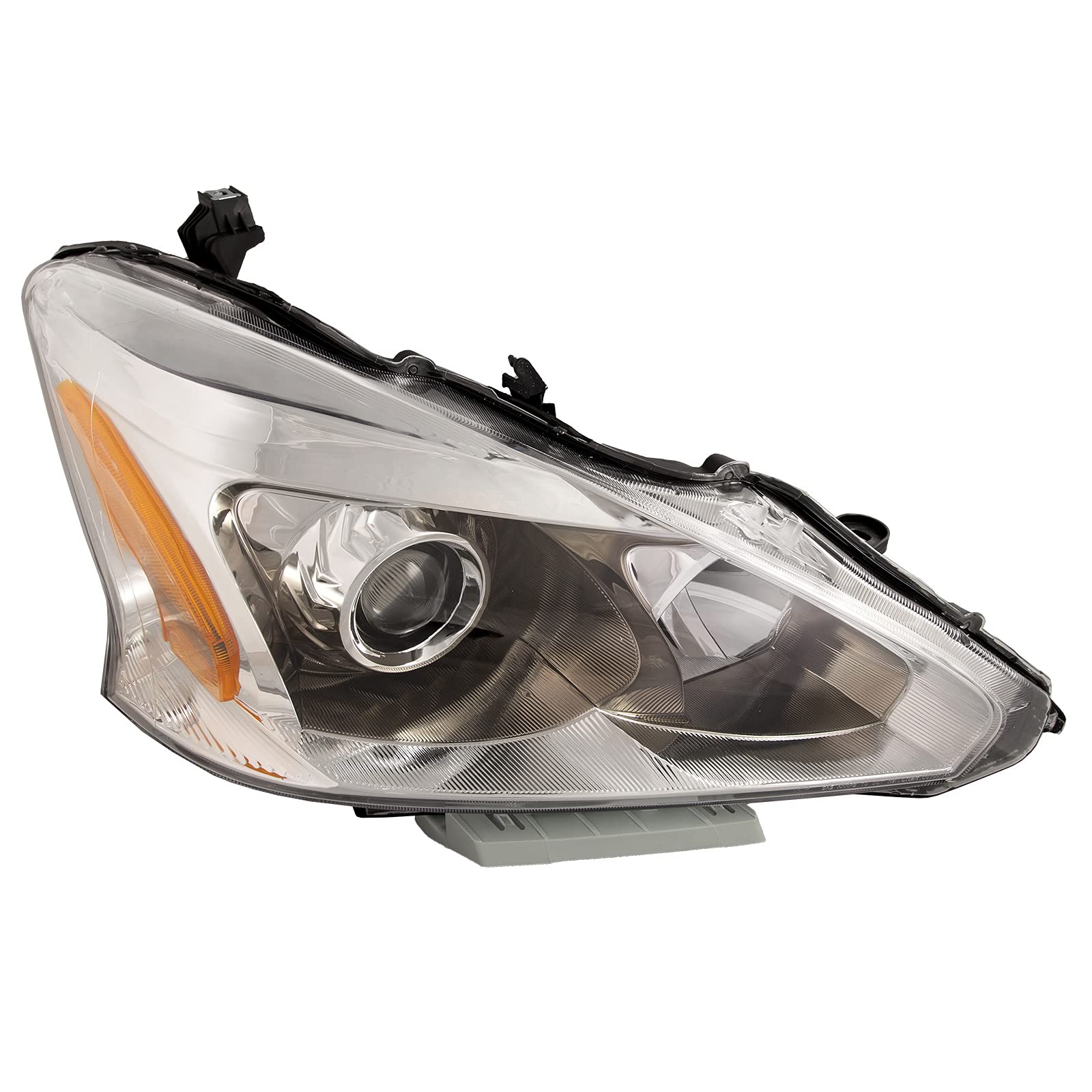 HEADLIGHTSDEPOT CAPA Certified Headlight Assembly Replacement for 2013-2015 Nissan Altima Sedan - Right Passenger Side Halogen Headlamp - Perfect for Night Driving & Foggy Conditions
