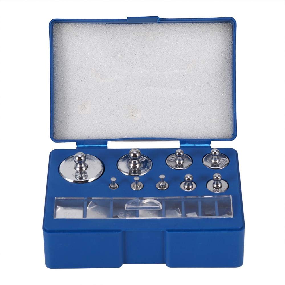 17-Piece Gram Calibration Weight Set (10mg-100g) - Precision 45# Steel Balance Scale Calibration Kit with Tweezers for Digital Jewelry Scales, Labs & Science Education | Perfect for Jewelers, Pharmacists & STEM Classrooms