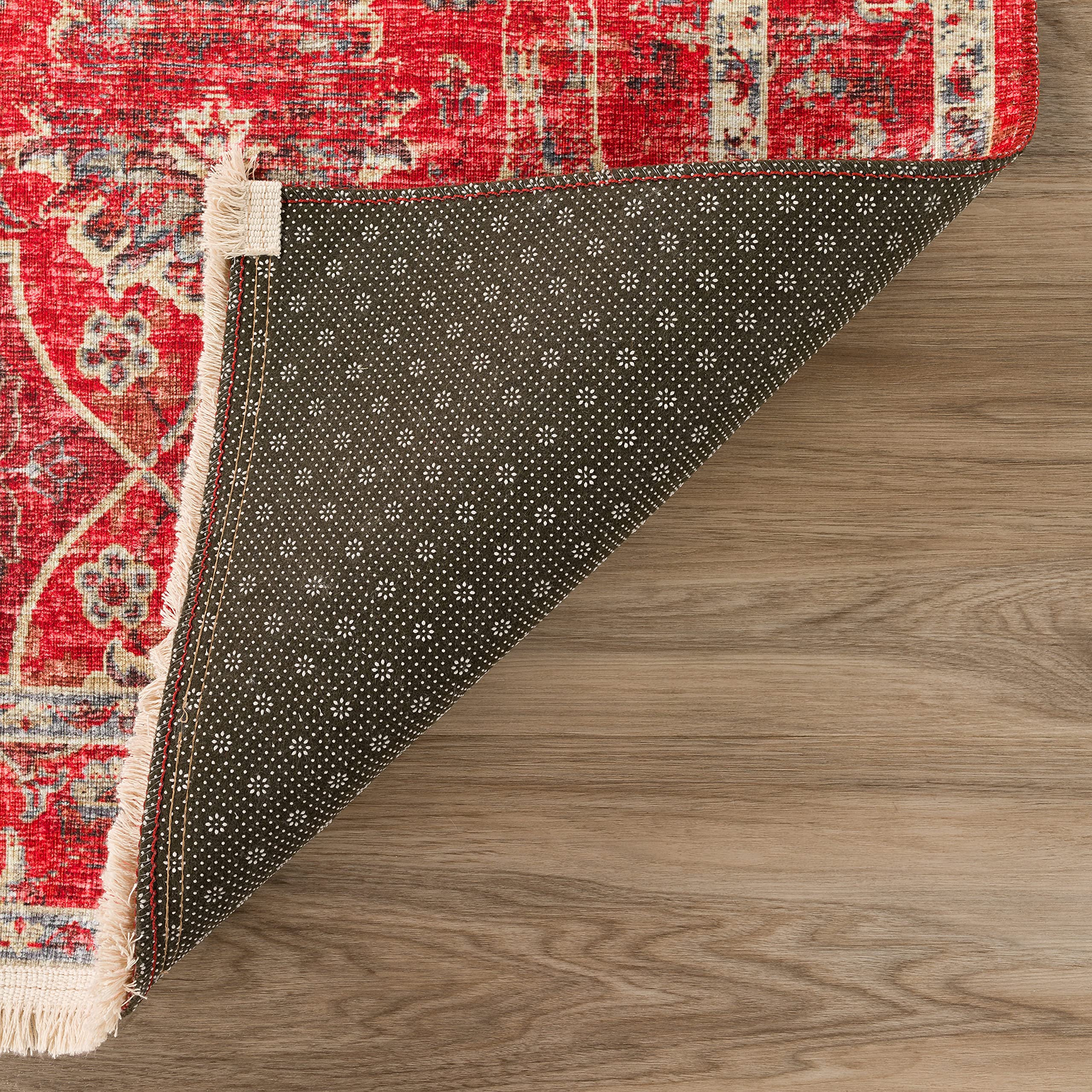 Addison Rugs Sterling AST35 Red 8' x 10' Area Rug - Soft & Durable Living Room Carpet for Home Decor, Bedroom, Office
