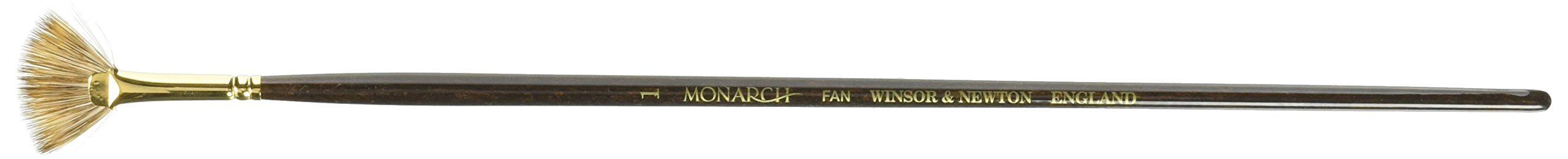 Winsor & Newton Monarch Fan Long Handle Paint Brush - Professional Artist Brush for Oil, Acrylic & Watercolor Painting - Perfect for Canvas, Paper & Detailed Artwork