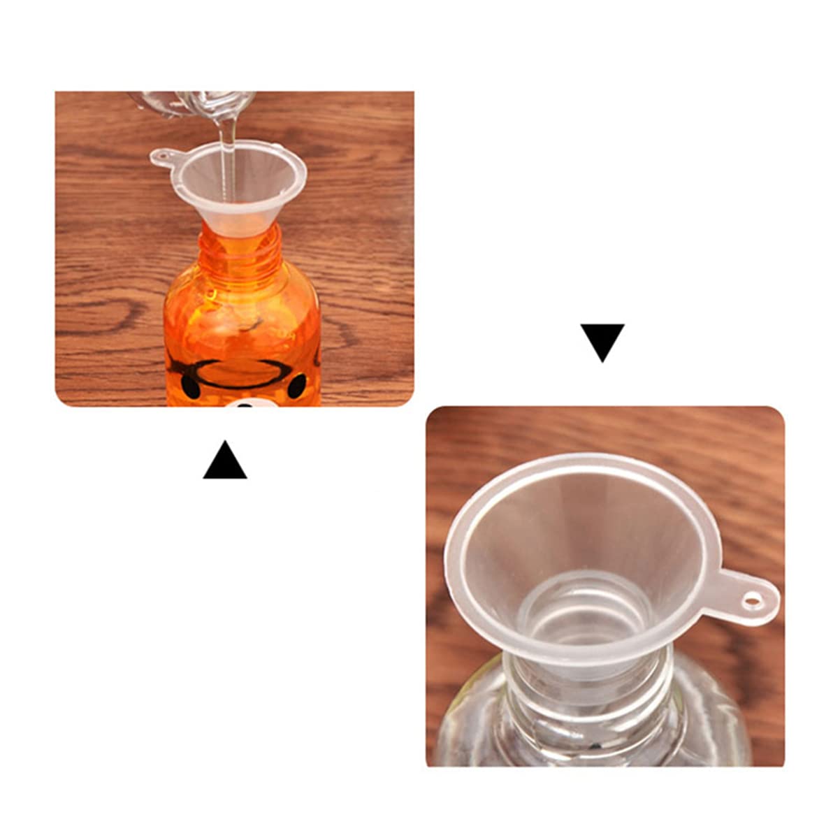 20 Pcs Mini Funnel Set - Small Plastic Funnels for Perfume, Essential Oils, Liquids - Perfect for Refilling Bottles, DIY Crafts & Kitchen Use