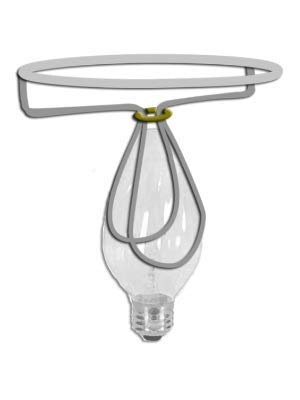 6-Pack White Silk Barrel Drum Clip On Chandelier Lamp Shades - 5 Inch Diameter for Dining Room, Bedroom & Living Room Lighting Decor