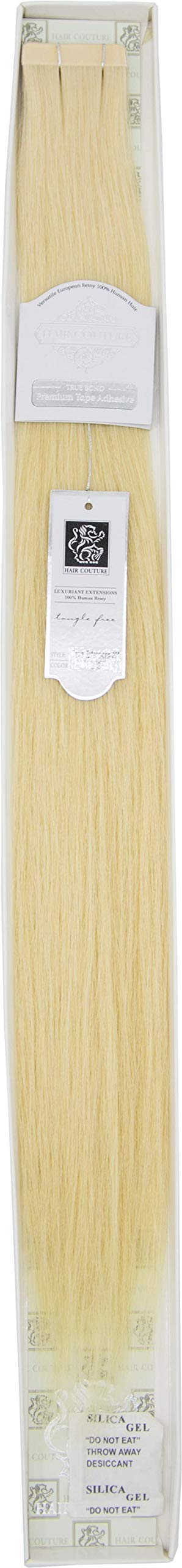 100% Human Remy Tape Hair Extensions - 18 Piece Long Straight Natural Looking Invisible Hairpiece for Women | Reusable, Silky & Tangle-Free | Perfect for Weddings, Parties & Daily Styling (FUTES20 10/16)