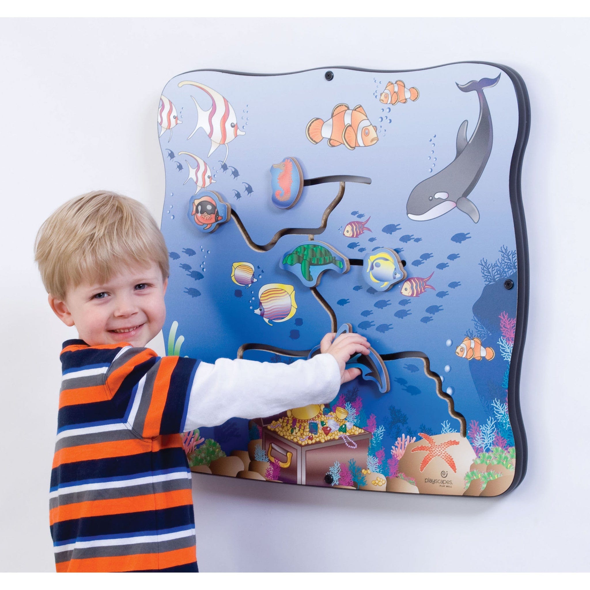 SeaScape Explorer Wall Toy for Kids - Interactive Ocean-Themed Educational Play Set - Perfect for Nursery, Playroom & Classroom Decor