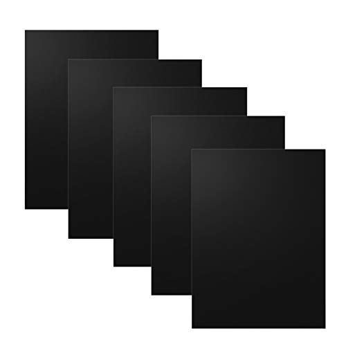 Set of 5 Black Mats