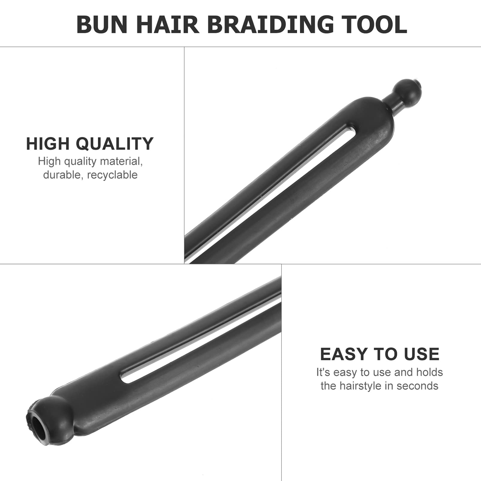 Beaupretty 8-Piece Hair Bun Maker Set - Donut Bun Maker, French Twist Bun Shaper, Ponytail Bun Curler for Women & Girls - Perfect for Updos, Weddings, Parties & Everyday Hairstyling
