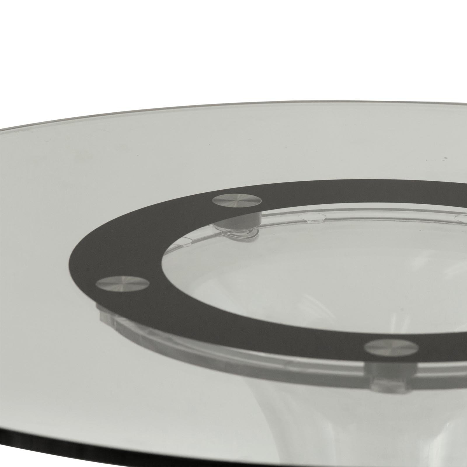 Modern Glass Accent Dining Table - LeisureMod Lonia Contemporary Design for Dining Room, Kitchen, or Office - Stylish & Durable Home Decor