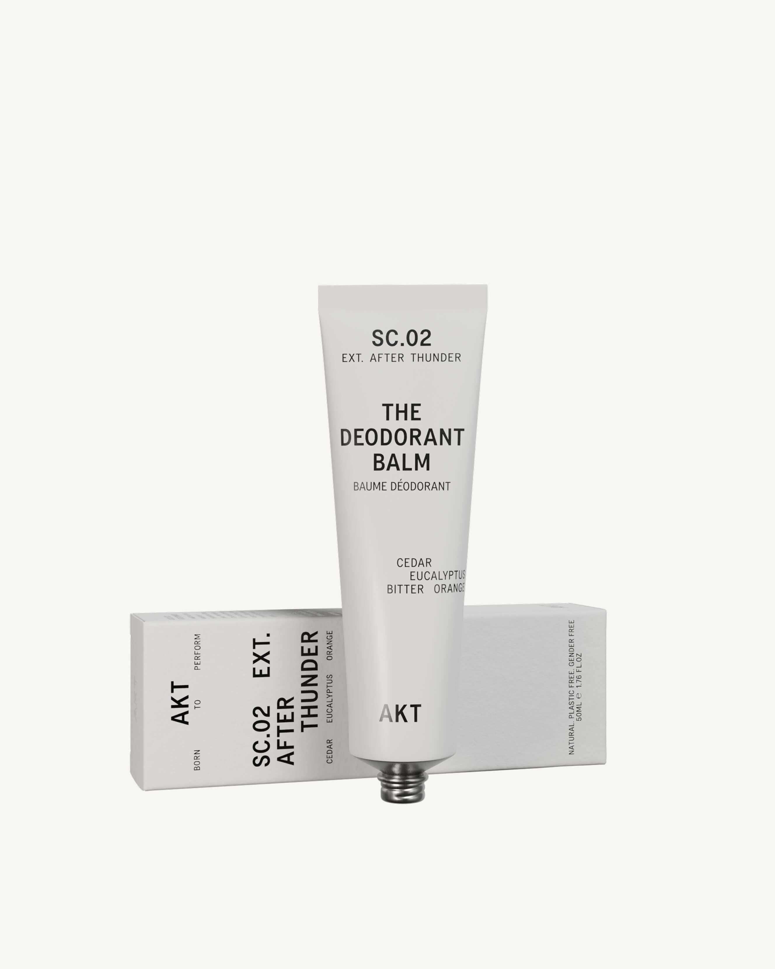 Natural Deodorant Balm SC.02 | Aluminum-Free & Long-Lasting | Fresh Scent for Men & Women | Perfect for Gym, Work & Outdoor Activities