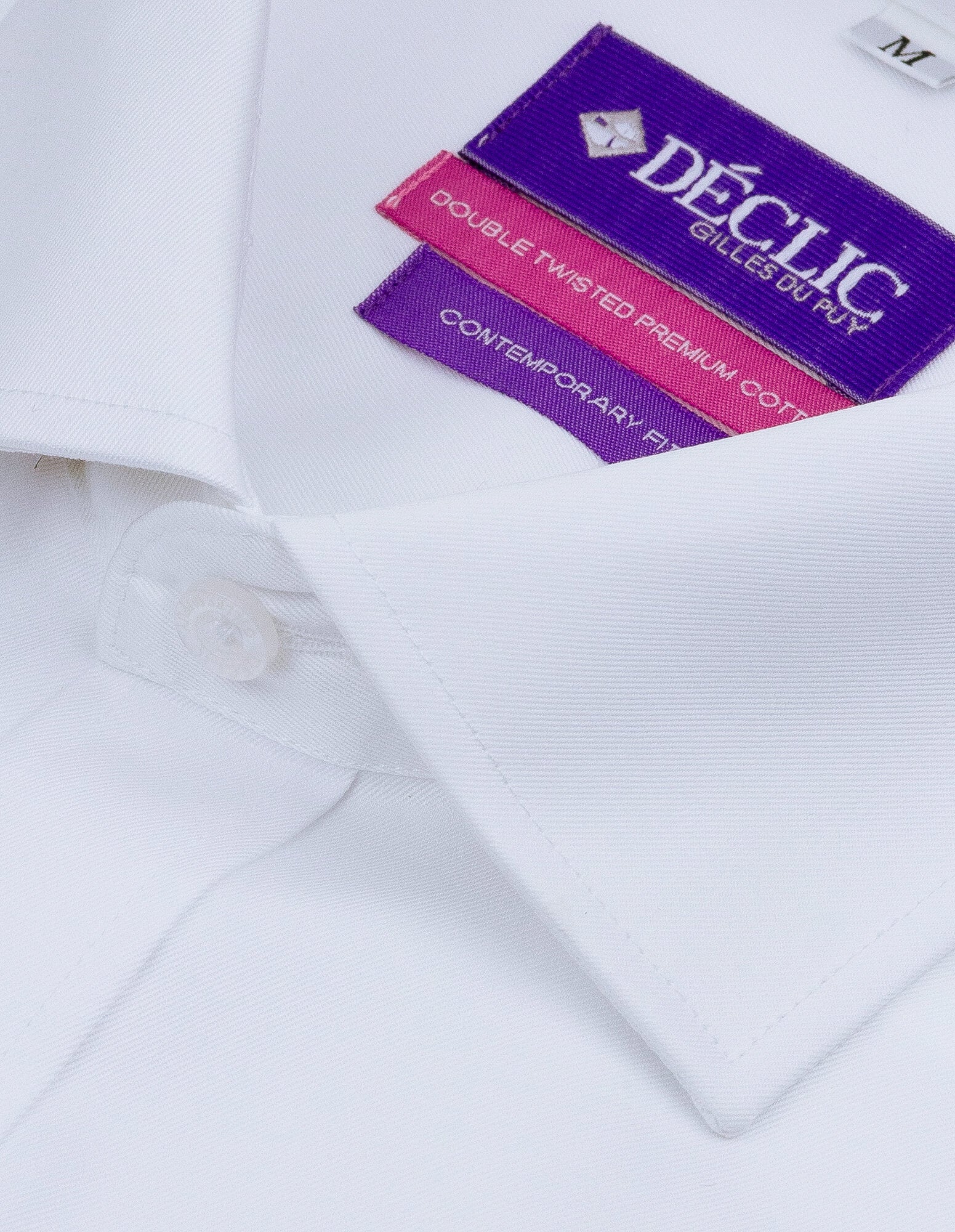 DÉCLIC Slim Fit Selvedge Denim Shirt with Double Cuffs - Premium Men's Casual Wear for Office & Weekend Outings