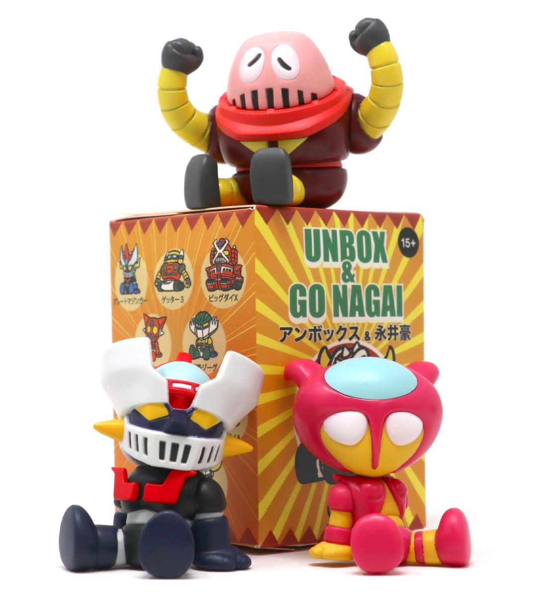 Go Nagai x Unbox Exclusive Collectible Figures - Limited Edition Anime Merchandise for Fans | Perfect for Display, Gifts, and Anime Collections