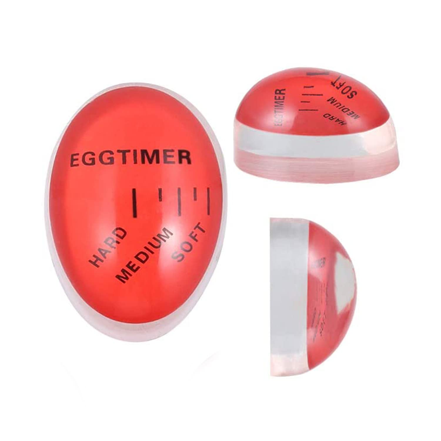 Color Changing Egg Timer for Perfect Soft, Medium & Hard Boiled Eggs | Reusable Kitchen Cooking Tool | Easy-to-Read Boiling Timer | Ideal for Breakfast Meal Prep & Healthy Cooking