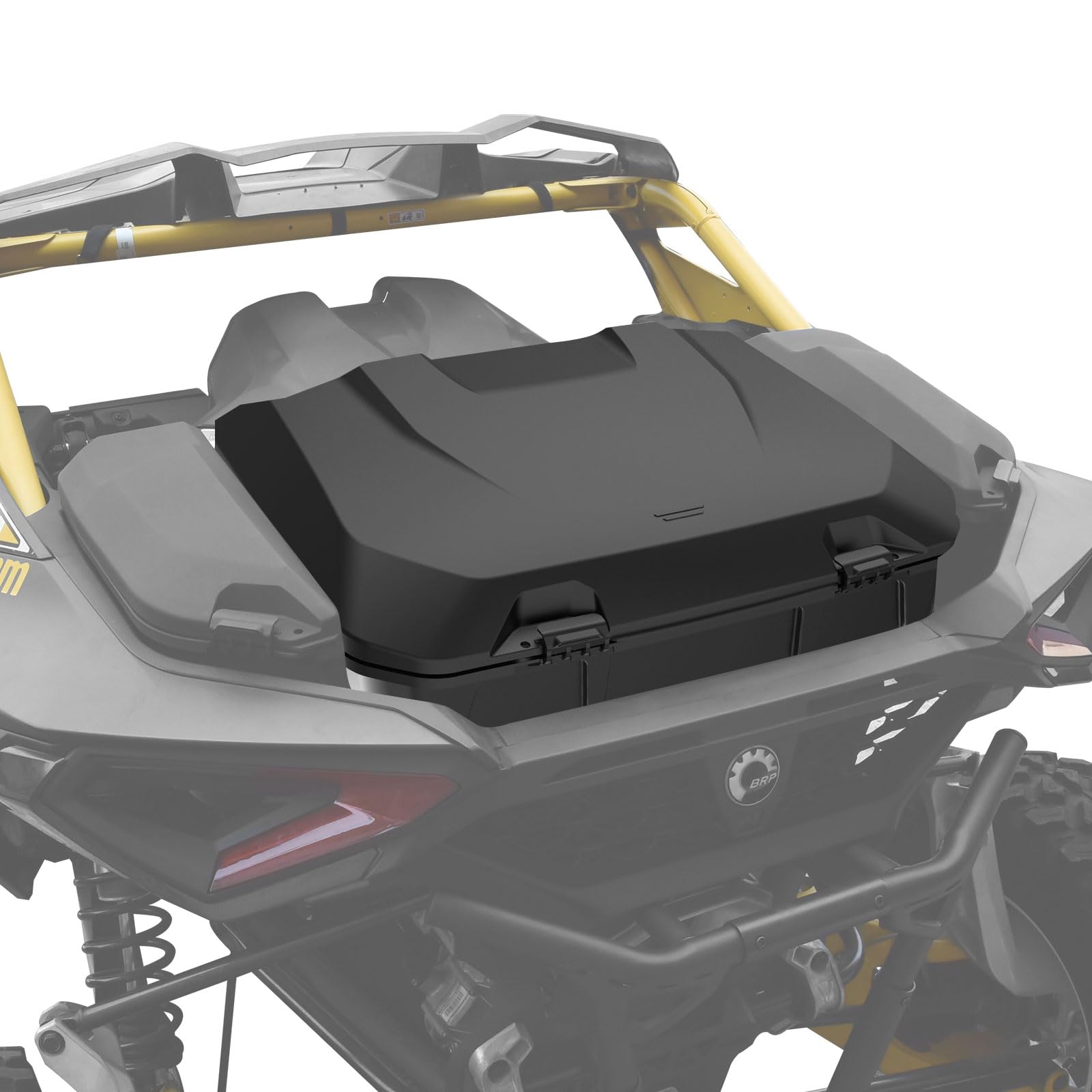 2024-2025 Can-Am Maverick R/X/XRS Rear Cargo Storage Box - 96L Waterproof Poly Trunk with LinQ Rack System | Replacement for #715007182 | Perfect for Off-Road Adventures, Camping Gear Storage & UTV Accessories