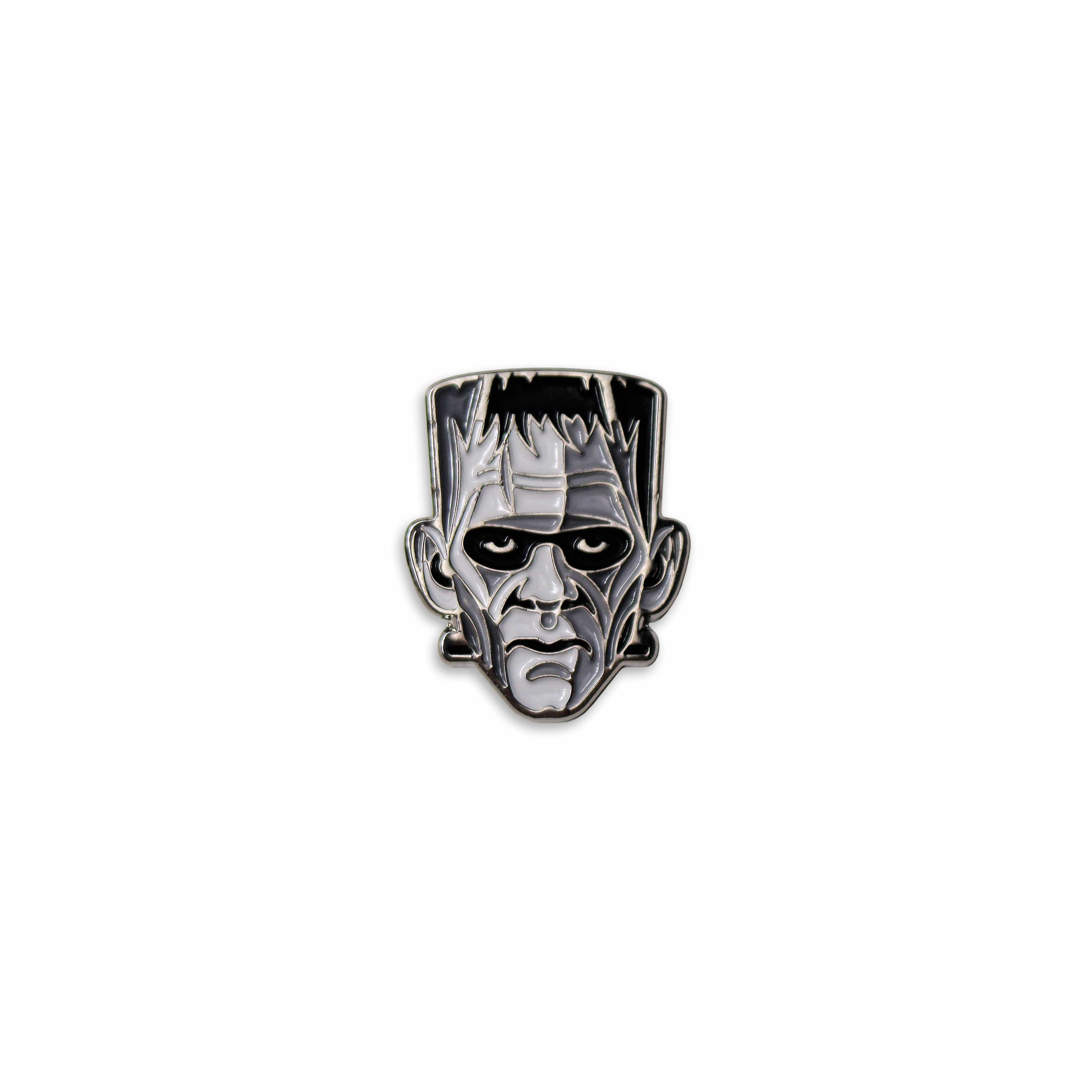 Frankenstein Enamel Pin - Silver Screen Edition Collectible Badge for Horror Fans, Movie Lovers & Pin Collectors | Perfect for Jackets, Backpacks, Hats & Gift Giving